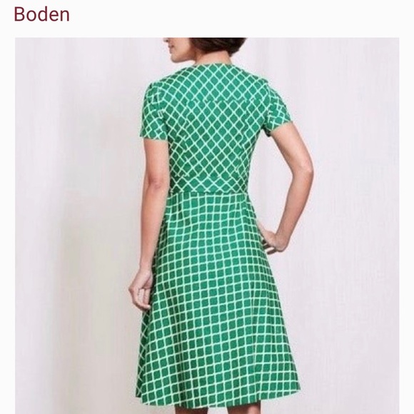 Boden Kelly Green Wrap Dress ZP1 - Picture 8 of 8